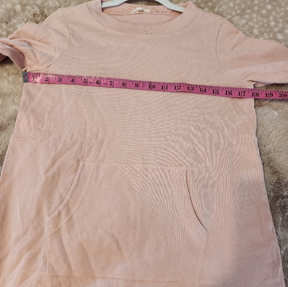 Women's Eileen fisher 3/4 sleeve blouse  with from pockets  light pink - Picture 8 of 10